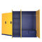 ตู้เก็บของสแตนเลสสำนักงานในร่มพร้อมประตู 0.6mm