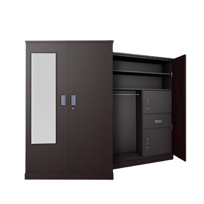 อลูมิเนียมอัลลอยด์ Commercial 0.6mm 2 Door Closet Cabinet